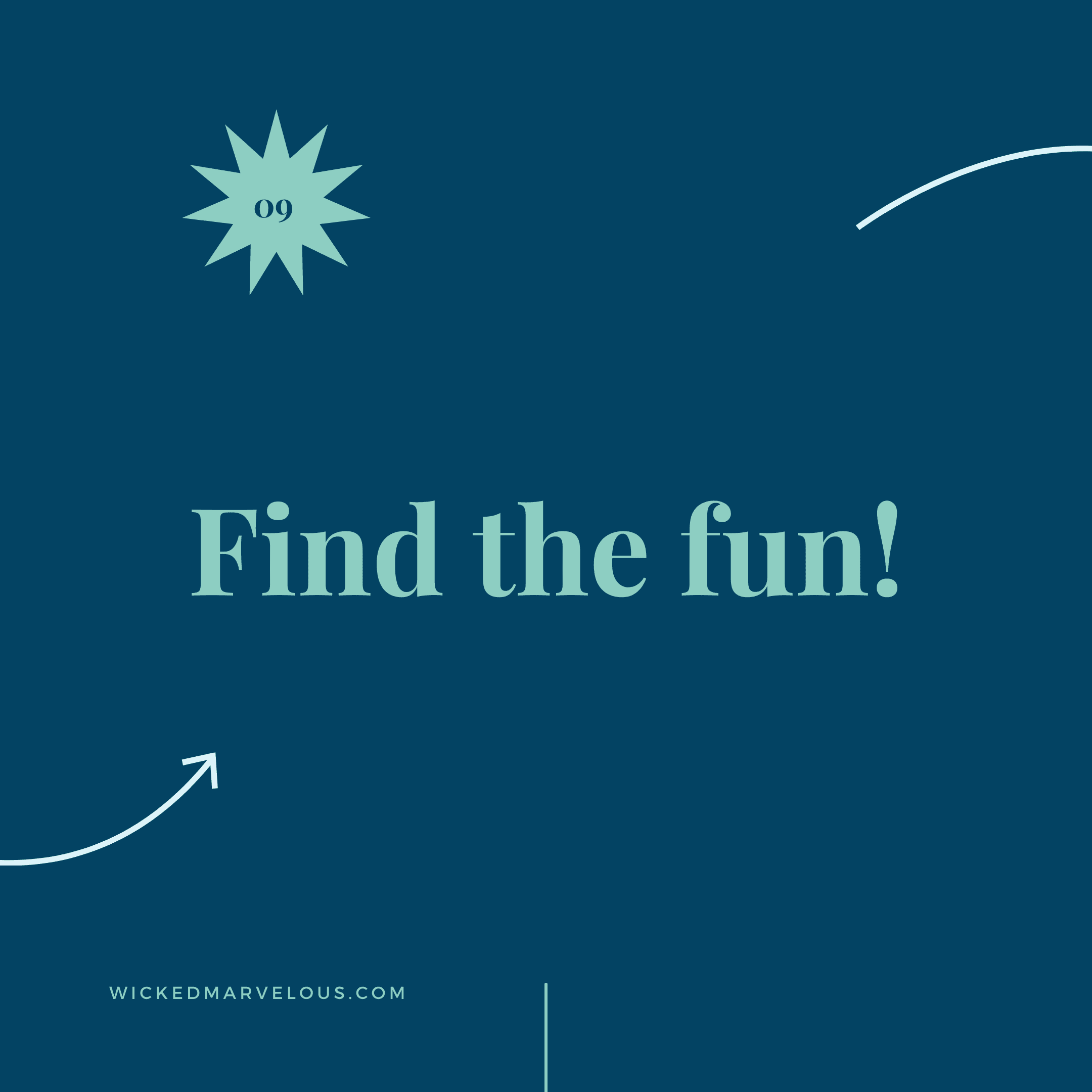 Dark blue graphic with text 