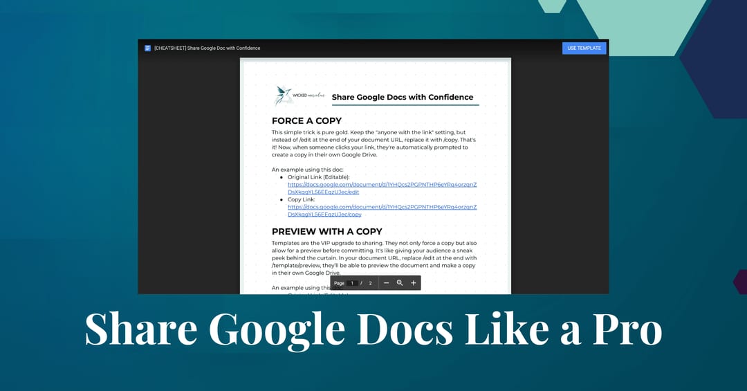 Share Google Docs Like a Pro